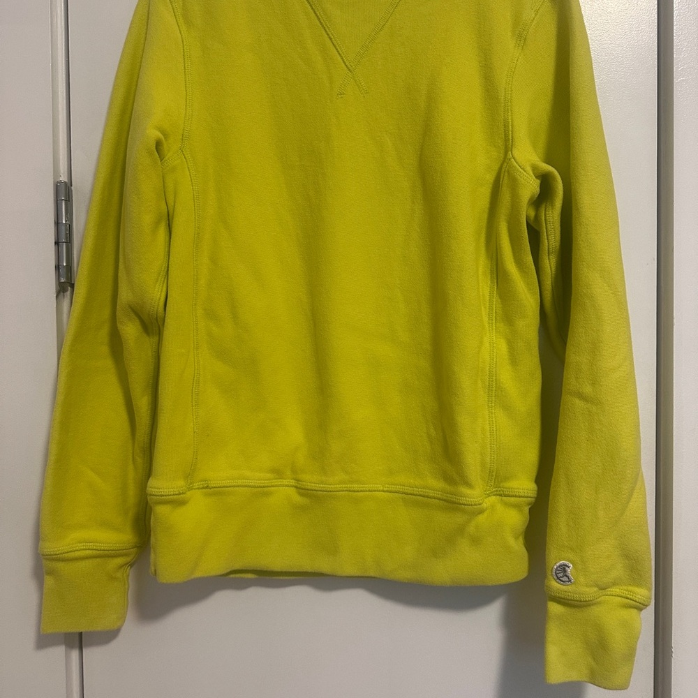 Todd Snyder x Champion crew neck neon yellow men’s x-small